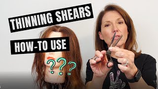 Are You Making This Mistake When Using Thinning Shears [upl. by Andros]