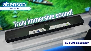 Powerful and immersive LG SC9S Soundbar  Abenson Answers [upl. by Gibbs59]