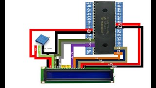 PIC16F877A interface 16x2 LCD and run 0 to 1000 counter Tutorial [upl. by Noelle]