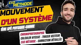 1ère SPÉ PHYSIQUECHIMIE MOUVEMENT DUN SYSTÈME  CALCULER VITESSE ET TRACER VECTEUR  MÉTHODE 📌 [upl. by Occer897]