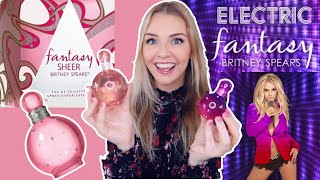 NEW BRITNEY SPEARS ELECTRIC FANTASY amp FANTASY SHEER PERFUME REVIEW FIRST IMPRESSIONS  Soki London [upl. by Mcdermott512]