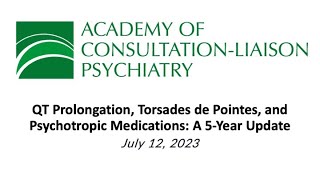 QT Prolongation Torsades de Pointes and Psychotropic Medications A 5Year Update [upl. by Wiese909]