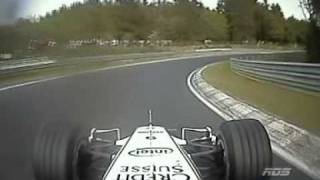 2007 F1 on Nurburgring Nordschleife  Nick Heidfeld Full lap [upl. by Luhe]