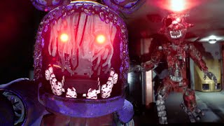 CHASED BY THE ANIMATRONICS IN AN ABANDONED FAZBEAR LOCATION FNAF Project Lockdown [upl. by Ttesil]