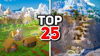 Top 10 Survival Seeds For Minecraft Bedrock 120 [upl. by Nirra]