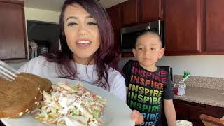 Best Crab Salad Recipe Cooking with my Nephew [upl. by Aenert]