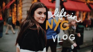 LIFE IN NYC  santacon apartment update  more  vlog [upl. by Claman]