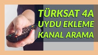 Mini Uydu Alıcı Türksat 4a Uydu Ekleme ve Kanal Arama [upl. by Ydeh]