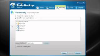 2 of 3  How to restore from an Easeus Todo Home file Backup [upl. by Hendricks]