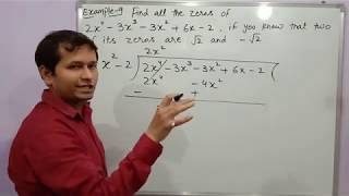 Class 10 polynomials example 9 ncert [upl. by Gylys]