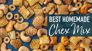 Chex Mix Recipe  BEST Chex Party Mix [upl. by Waine]