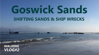 A walk out into Goswick sands to see the shipwrecks VLOG2 [upl. by Llerrahs]