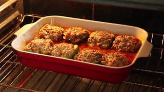 Food Wishes Recipes  Beef and Rice Stuffed Peppers Recipe  Stuffed Bell Peppers [upl. by Keefe]