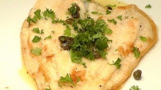 Pan Fried Fish  PLAICE in butter lemon amp capers  Simple Recipe [upl. by Lesna]