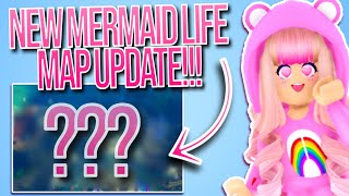 REACTING TO THE NEW MERMAID LIFE MAP UPDATE ROBLOX Mermaid Life [upl. by Olecram995]