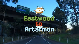 Driving in Australia From Eastwood to Artarmon NSW  4K [upl. by Katina]