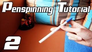 Penspinning Tutorial German2  ThumbAround [upl. by Dlaner]