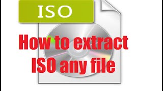 How to extract ISO file Using WinRar [upl. by Fannie]