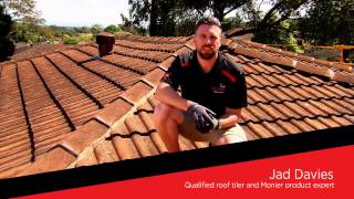 HOW TO with Monier Flexible Pointing for ridge tiles [upl. by Yelnikcm]