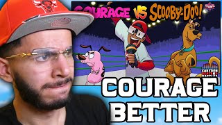 Courage Vs Scooby Doo  Cartoon Beatbox Battles Verbalase  Reaction [upl. by Yelrehs757]