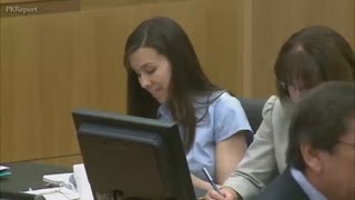 Jodi Arias Lets Out Disturbing Laugh After Martinez Asks Who Would Sneak Behind Someone amp Wait There [upl. by Atikel]