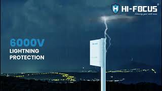 HIFOCUS 5KM PointToPoint Outdoor CPE Get Stable Long Range Connection cpe longrangeconnection [upl. by Michele595]