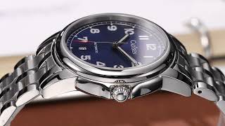 cadisen watch C8235 40MM Miyota 8215 Mechanical Sapphire Crystal Luminous Business Watch [upl. by Onaireves]