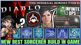 Diablo 4  New Best TRILLION DAMAGE Sorcerer Build  S5 OP Lightning Spear Frozen Orb Combo  Guide [upl. by Akinert869]