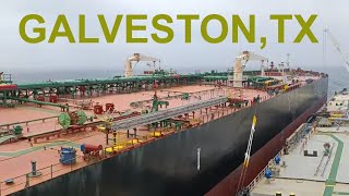 Ship To Ship Operations At Galveston Lightering Area [upl. by Scott]