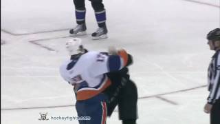 Matt Martin vs Kevin Westgarth Nov 13 2010 [upl. by Rowney]