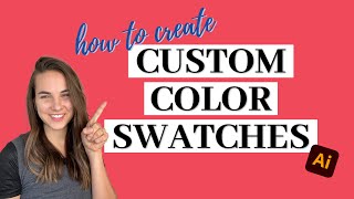 How to Create Custom Color Swatches in Adobe Illustrator [upl. by Adamo]