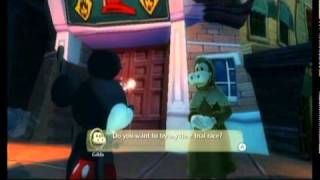 Epic Mickey Walkthrough Part 15  OsTown Projector  GamersCast [upl. by Aiz]