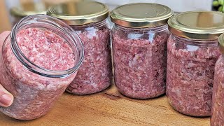 Statt gekaufter Wurst koche ich Wurst im Glas Richtige Sterilisation für die Langzeitlagerung [upl. by Eaj]