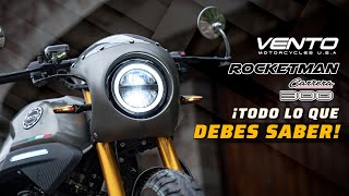 Vento Rocketman 300 – ¡La mejor cafe racer ha mejorado [upl. by Goldia587]