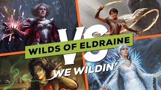 Rowan Kellan Hylda Agatha  Wilds of Eldraine Commander Gameplay [upl. by Nnaarual]