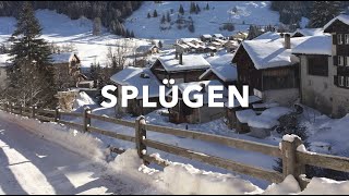 Splügen in the Winter Beautiful Places in Switzerland ENG [upl. by Yrroc]