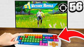 I Tried the WORST Keyboards and WON  Fortnite [upl. by Yerg]