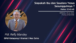 Ibadah Online Gereja Pantekosta di Indonesia  16 Juli 2023  GPdI Ketapang [upl. by Imar202]