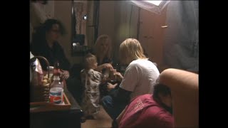 Kurt Cobain Frances Bean Courtney Love Backstage Interview MTV Live amp Loud Dic 13 1993 HD [upl. by Nelleyram631]