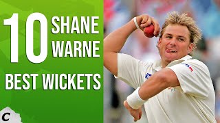 Shane Warnes Top 10 Wickets Of His Career [upl. by Halik]