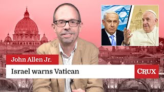 Israel issues strong warning to Pope Last Week in the Church with John Allen Jr [upl. by Anihsit615]