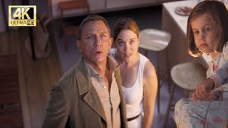 James Bond Meets His Daughter quotMathildequot For The First Time In No Time to Die  4K Movie Clips [upl. by Nnahaid]