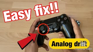 NEW HOW TO FIX Analog Drift on PS4 CONTROLLER EASY FIX 100 WORKING Analog Stick moving by itself [upl. by Euqina979]