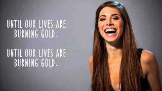 Burning Gold Lyric Video  Christina Perri [upl. by Betta]