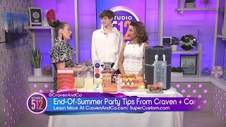 Craven amp Co Offers EndOfSummer Party Tips [upl. by Lenhart]