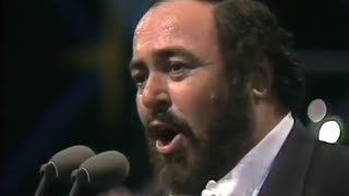 Luciano Pavarotti  Puccini Donna Non Vidi Mai live from Hyde Park in London 1991 [upl. by Androw]