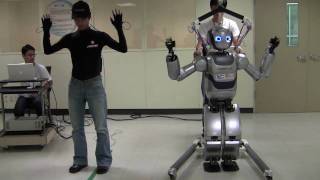 Mahru Humanoid Robot RealTime Teleoperation [upl. by Ahsia952]