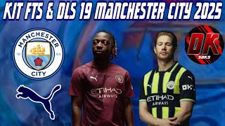 🚨LANÇAMENTO SAIU O NOVO KIT COMPLETO FTS 25 amp DLS 25MOD 19  MANCHESTER CITY 2025 😱 [upl. by Ydnes379]