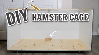 I Built ANOTHER DIY Hamster Cage [upl. by Caneghem]