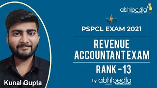 PSPCL Result Out  RA  Clerk  Kunal Gupta  RANK 13th  by abhipedia [upl. by Nierman864]